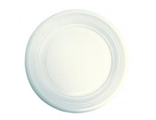 Тарелка d 22 см  плотная пластик белая (50 штук в упаковке)